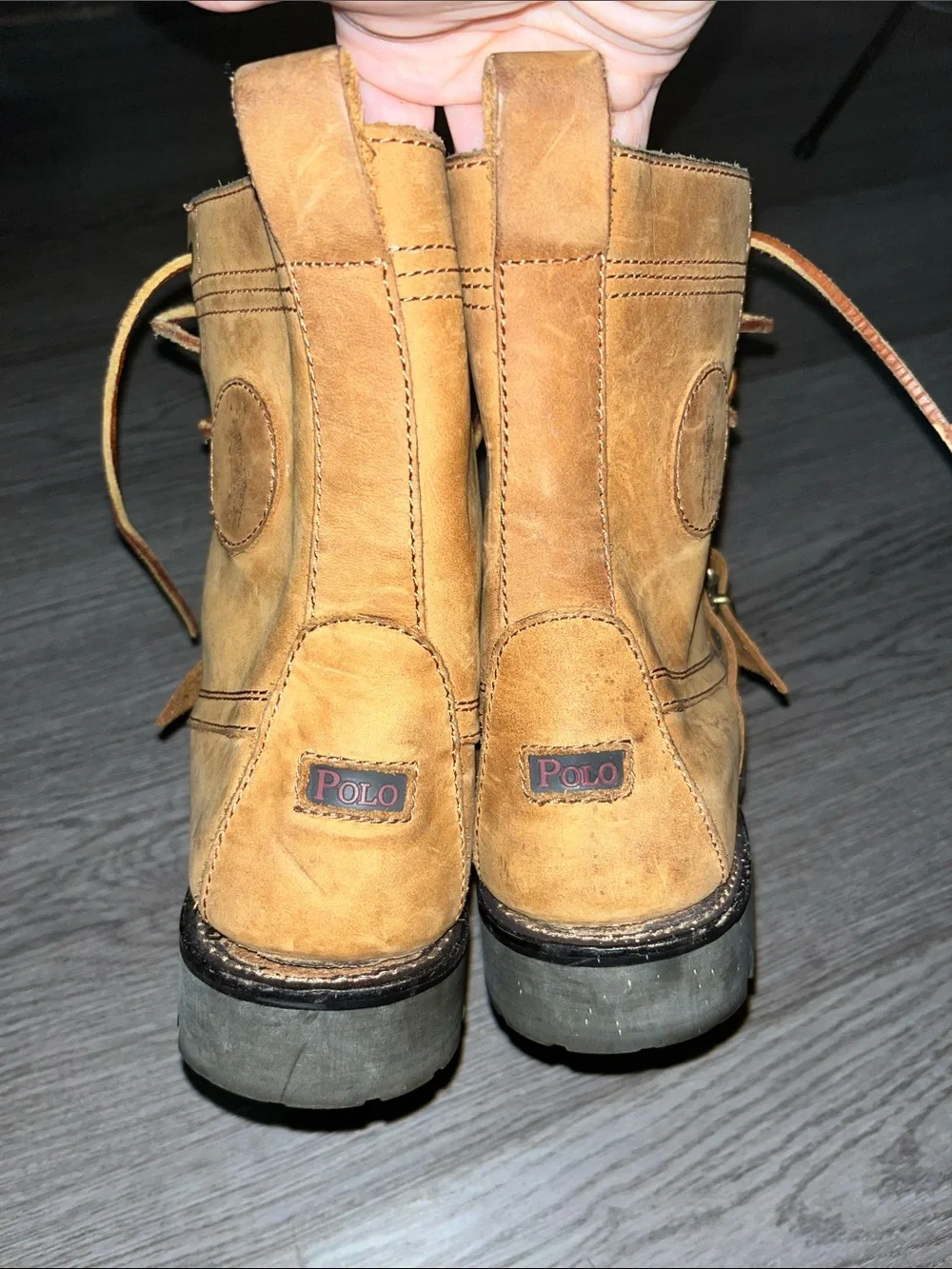 Polo Ralph Lauren Leather Ranger Boots